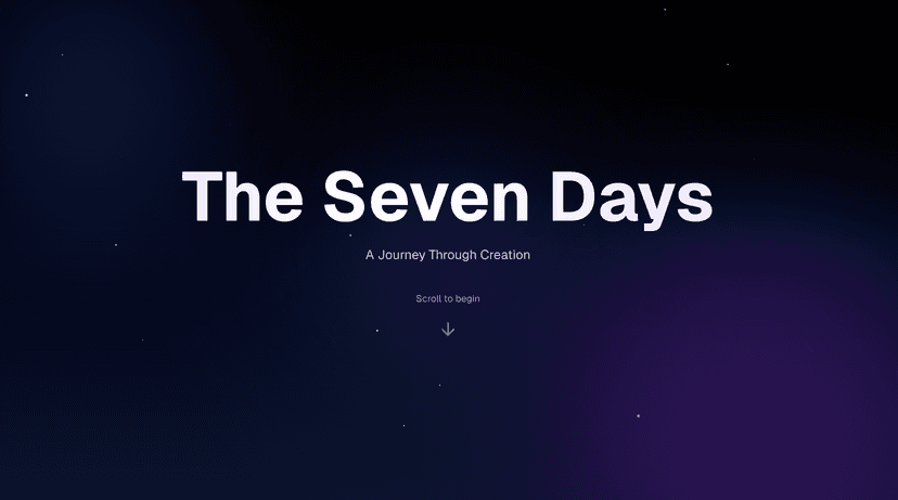 Seven Days Creation